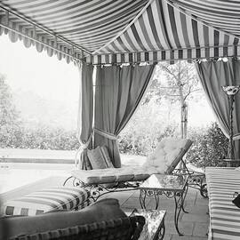 Pool Side Lanai Designed By James Pendleton by Clifford Coffin