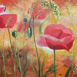 Poppy meadow by Malgorzata Pieczonka pseud Vangocha