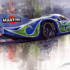 Porsche 917 Psychodelic  by Yuriy Shevchuk