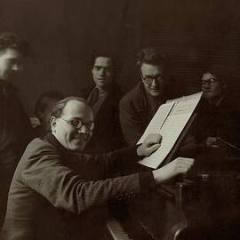 Portrait Of French Composer Olivier Messiaen by Horst P. Horst