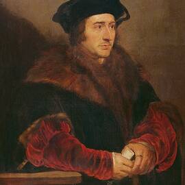 Portrait Of Sir Thomas More Oil On Canvas by Peter Paul Rubens