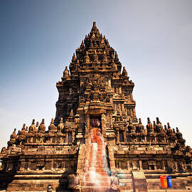 Prambanan Hindu Temple In Java by Zodebala