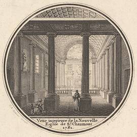 Print Of The Reverse Of The Portrait by Joseph Varin