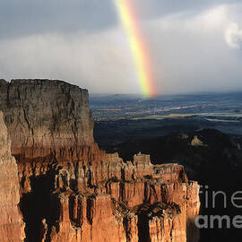 Rainbow Over  Bryce Canyon by Sandra Bronstein