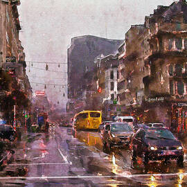 Rainy Day Traffic by Marian Voicu