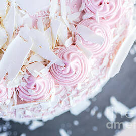 Raspberry White Chocolate Cake by Edward Fielding