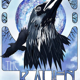 Raven Illustration by Sassan Filsoof