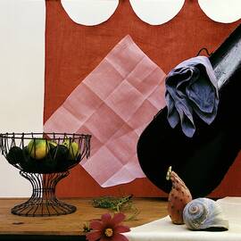 Red Curtains by Ellestad
