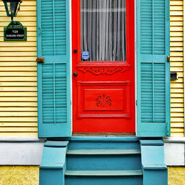 Red Door in New Orleans by Alexandra Till