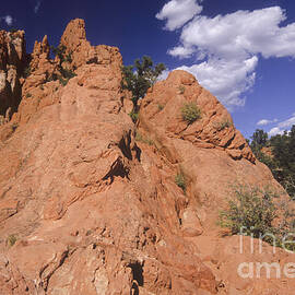 Red Lyons Sandstone Rock Formation by Ellen Thane