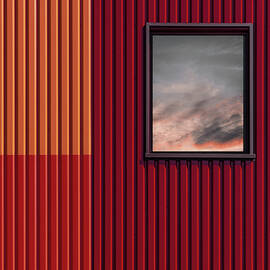 Red With A Touch Of Sky by Luc Vangindertael (lagrange)