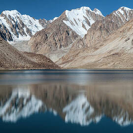 Reflection In Uch-kul High-altitude Lake by Johan Assarsson