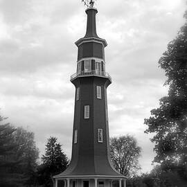Restored Windmill Black and White by Thomas Woolworth