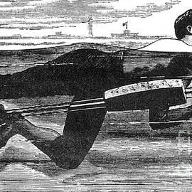 Richardsons Swimming Device 1880 by Science Source