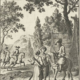 Road Guards In Persia In Conversation With The Writer Jean by Jan Luyken