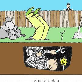 Root Pruning By W. Heath Robinson By W. Heath Robinson by Science Photo Library