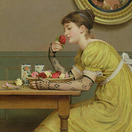 Roses by George Dunlop Leslie