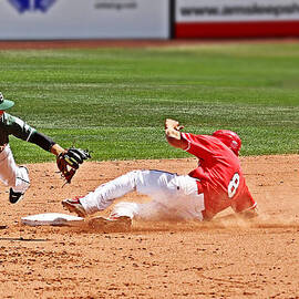Safe at second by Bob Hislop