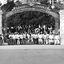 Sather Gate Confrontation by Underwood Archives Thornton