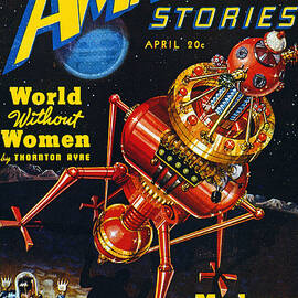 Amazing Stories Magazine, 1939 by Robert Fuqua