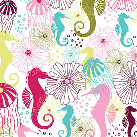 Seahorse Flora by MGL Licensing