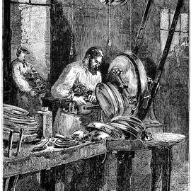 Silverware Factory by Science Photo Library
