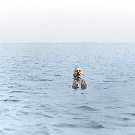 Sir Ernest Rutherford Taking A Swim In Dorset by Science Photo Library