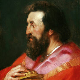 Sir Peter Paul Rubens And Studio, Head Of One Of The Three by Quint Lox