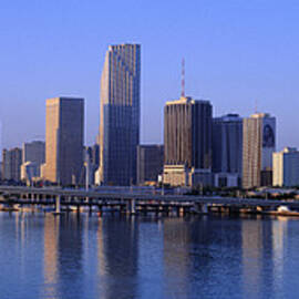 Skyline Miami Fl Usa by Panoramic Images