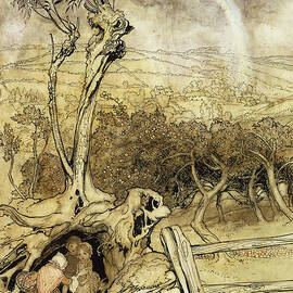 So Nobody Can Quite Explain Exactly Where the Rainbows End by Arthur Rackham