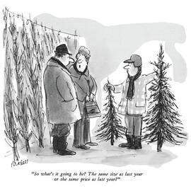 So What's It Going To Be?  The Same Size As Last by Frank Modell