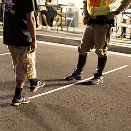 Sobriety Checkpoint Test by Science Photo Library