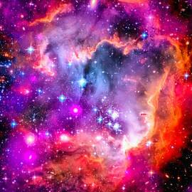 Space image Small Magellanic Cloud SMC Galaxy