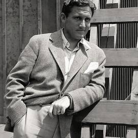 Spencer Tracy Wearing A Tweed Sports Jacket by Imogen Cunningham