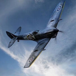Spitfire Pass by Airpower Art
