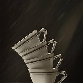 Stack Of Cups by Amanda Elwell