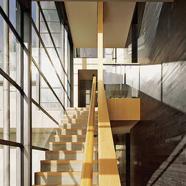 Staircase In Office Block by Erhard Pfeiffer