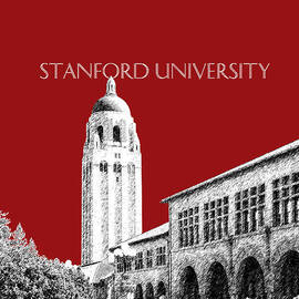Stanford University - Dark Red by DB Artist