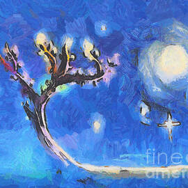 Starry tree by Pixel  Chimp
