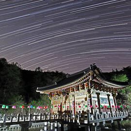 Stars Over a Buddhist Temple