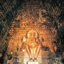 Statue Of Buddha In A Temple, Java by Zodebala