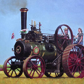 steam traction engine Ransomes Sims and Jefferies General Purpose Engine by Martin Davey