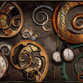 Steampunk - Abstract - Time is complicated by Mike Savad