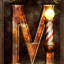 Steampunk - Alphabet - M is for Mustache by Mike Savad