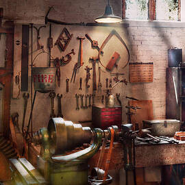 Steampunk - Machinist - The inventors workshop  by Mike Savad