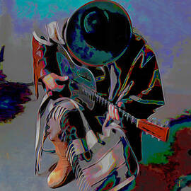 Stevie Ray Vaughan SRV by Fli Art