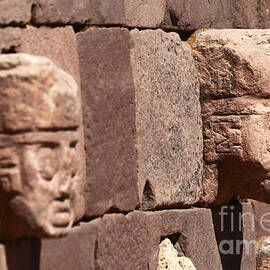 Stone Heads at Tiwanaku