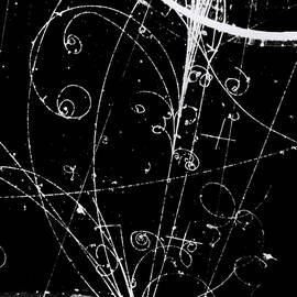 Subatomic Particle Tracks by Science Photo Library