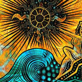 Big Sur Sun Goddess by Joseph J Stevens