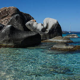 Sunny Caribbean Beach - The Baths on Virgin Gorda British Virgin Islands